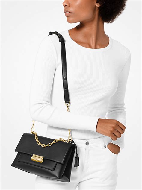 michael kors cece medium leather shoulder bag